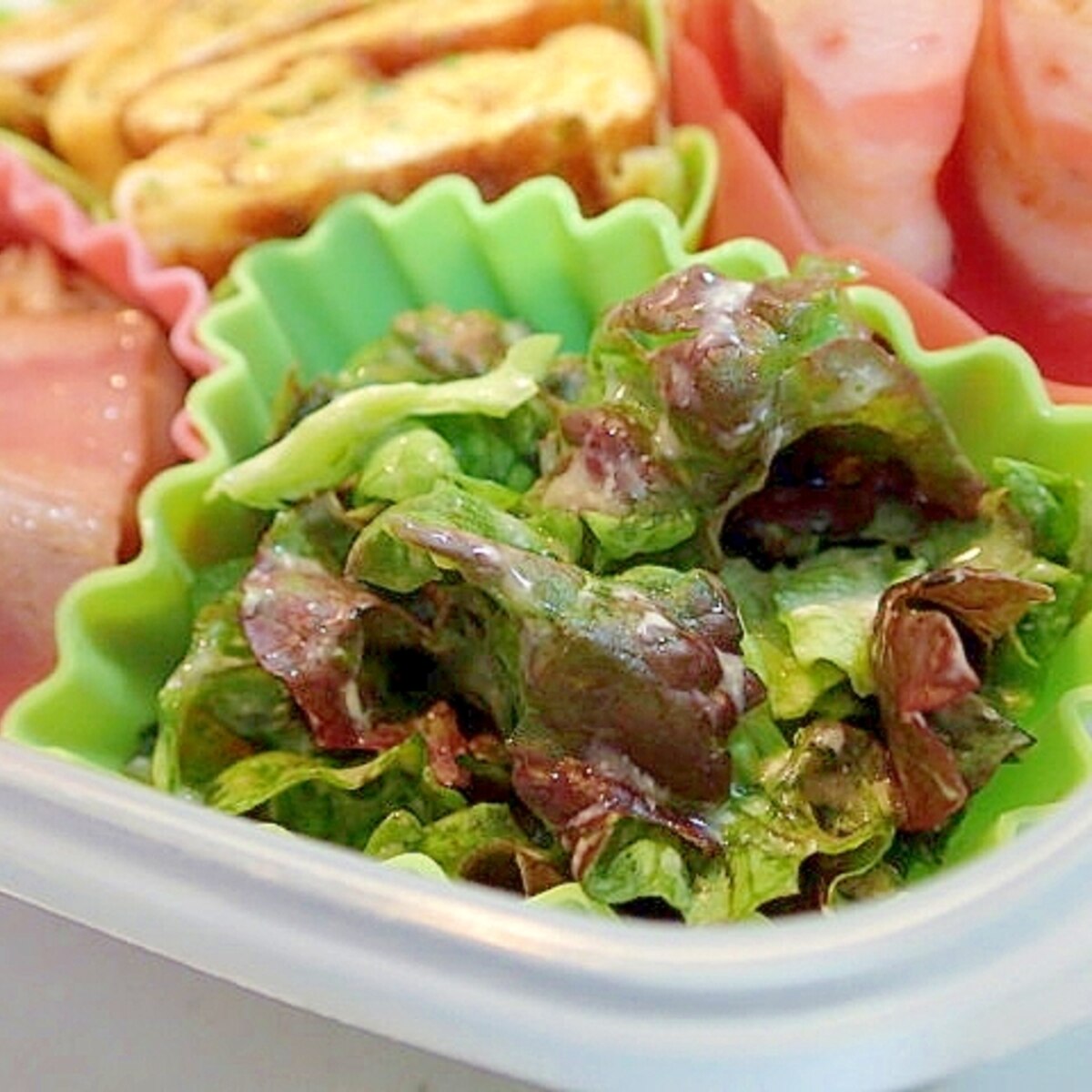 お弁当 サニーレタスのたまドレ マヨ和え レシピ 作り方 By ぷ みぃまま 楽天レシピ お弁当 サニーレタスのたまドレ マヨ和え レシピ 作り方 By ぷ みぃまま 楽天レシピ